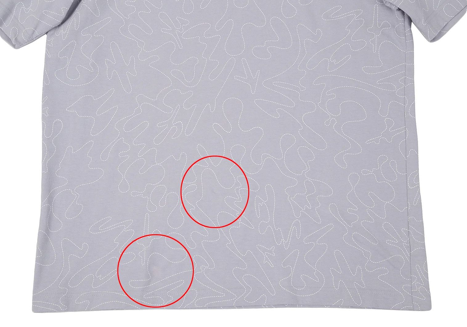 Issey Miyake Embroidered Mushroom T-Shirt in Gray Size L Size US L / EU 52-54 / 3 - 6 Thumbnail