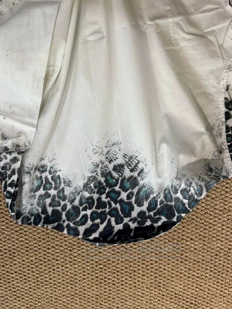 Just Cavalli Just Cavalli Leopard Print Button-Up Shirt. Size US L / EU 52-54 / 3 - 7 Thumbnail