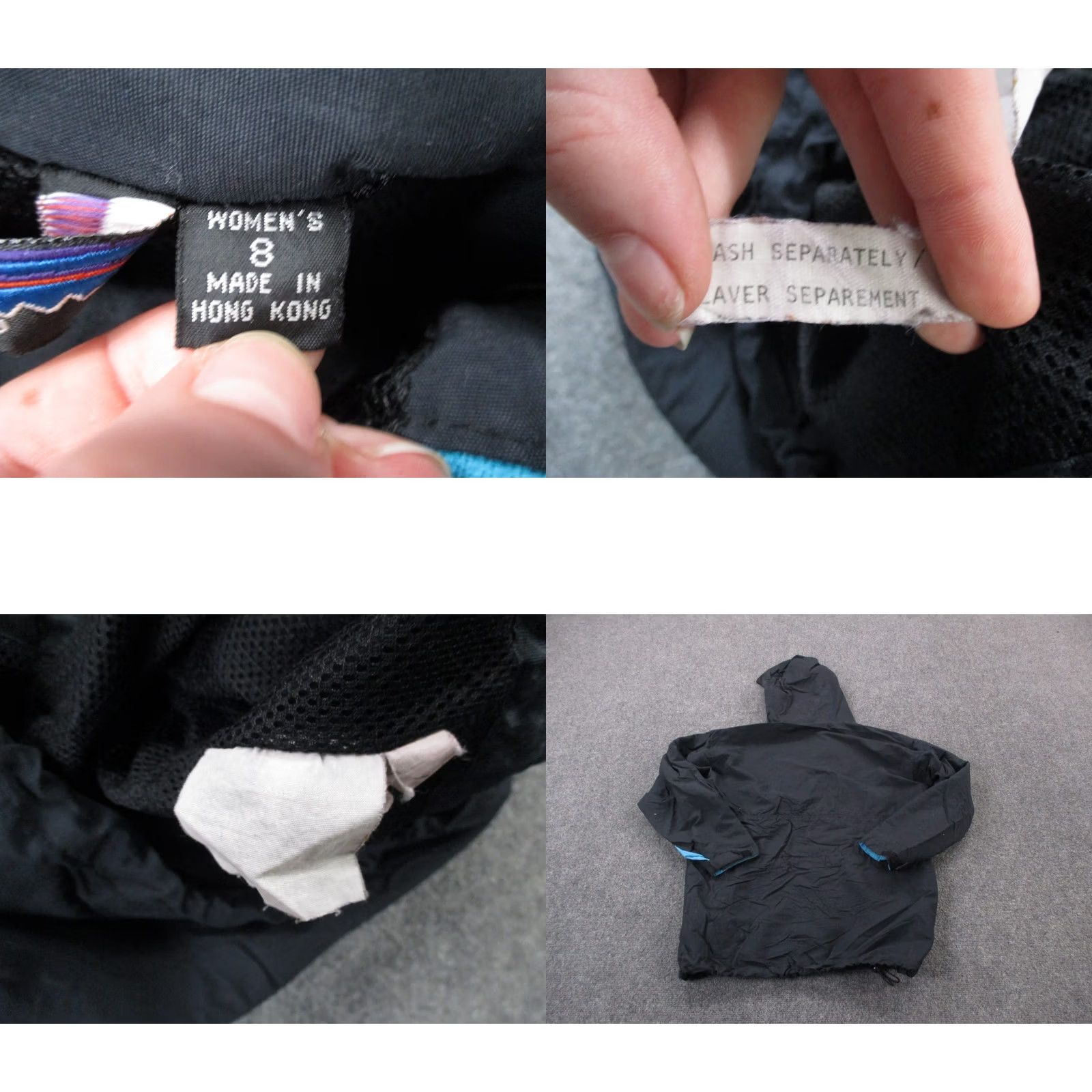 Patagonia Patagonia Jacket Womens 8 Black Windbreaker Outdoor Windproof 1/4 Zip Thermal Lightweight Regular Mens Women Girls Nat? Size M / US 6-8 / IT 42-44 - 8 Thumbnail