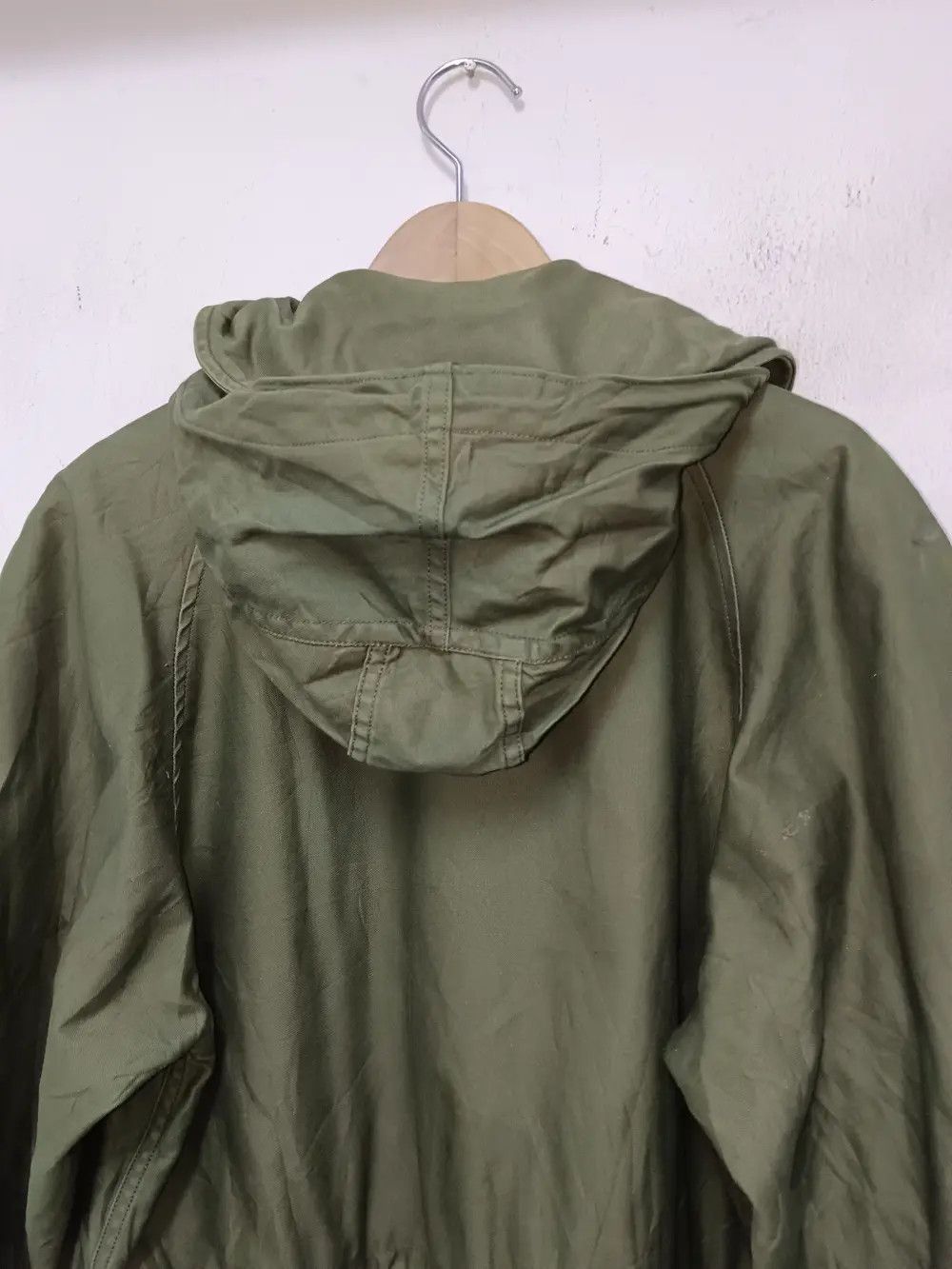 Vintage Vintage 60s Vietnam War US Air Force Hoodie Parka Jacket Size US L / EU 52-54 / 3 - 6 Thumbnail
