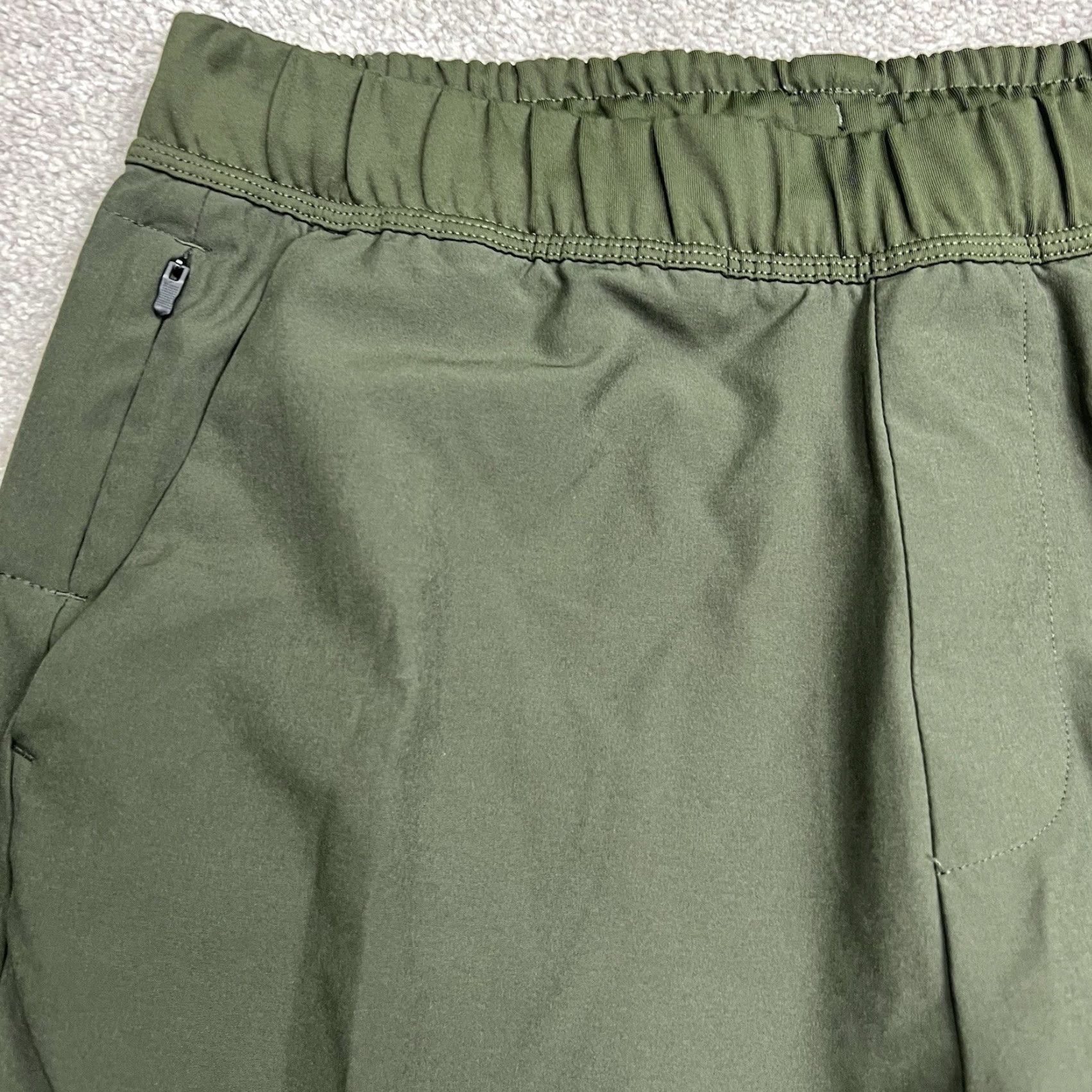 Abercrombie & Fitch VINTAGE? No — Abercrombie & Fitch Jogger Pants Mens Size Medium 28” Inseam Taper Stretch Green Size US 31 - 3 Thumbnail