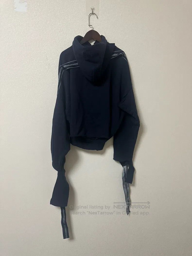 Vetements Vetements Navy Blue Ribbon Design Sweatshirt Size US XS / EU 42 / 0 - 2 Thumbnail