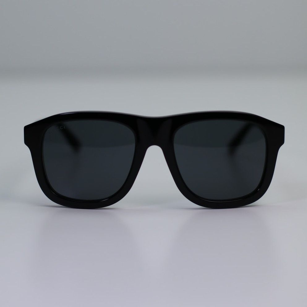 Gucci NEW Gucci Sunglasses GG1316S 001 Black Grey Men Authentic Size ONE SIZE - 3 Thumbnail