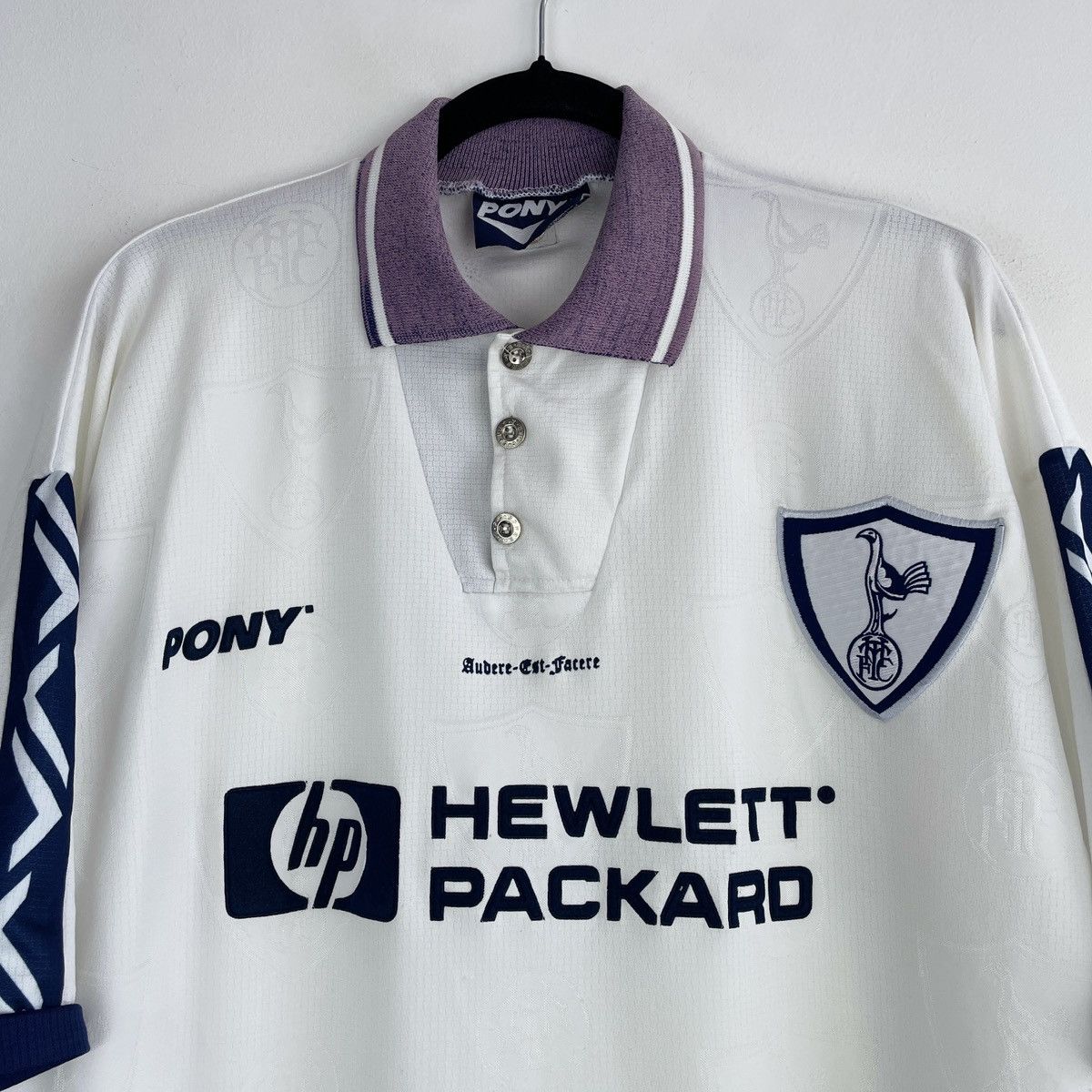 PONY Vintage Tottenham Home Pony Jersey Rare 1995-1997 size XL Size US XL / EU 56 / 4 - 2 Thumbnail