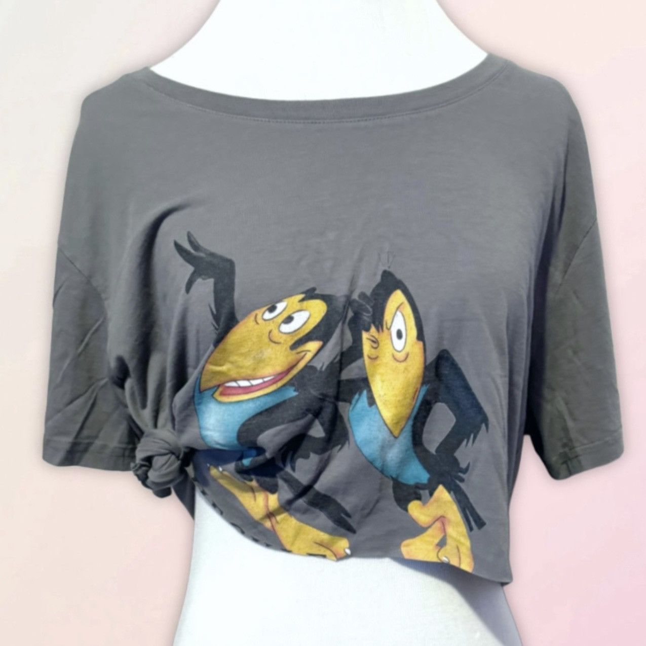 Vintage Heckle and Jeckle, Vintage, Cropped Short Sleeve Tee, OSFM Size ONE SIZE - 16 Thumbnail