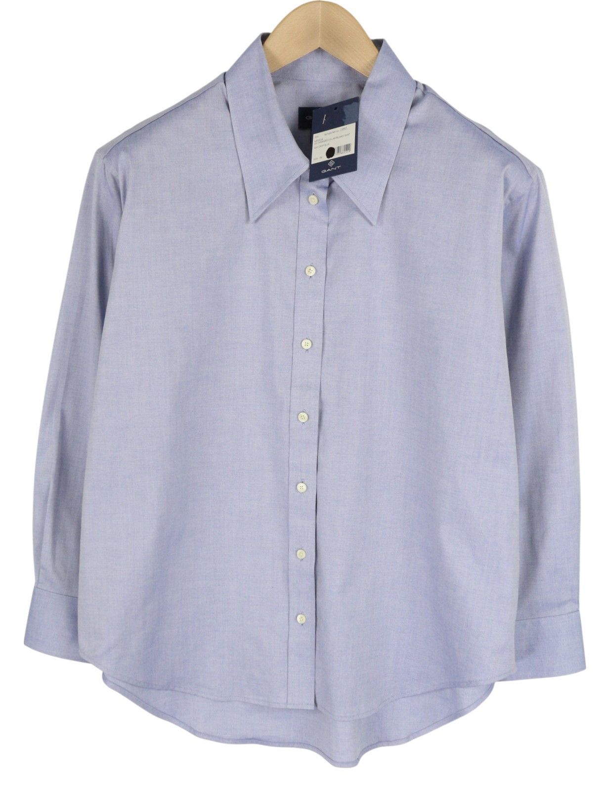Gant OVERSIZED COLLAR EU36 Blue Button-Up Shirt 85146 Size S / US 4 / IT 40 - 1 Thumbnail
