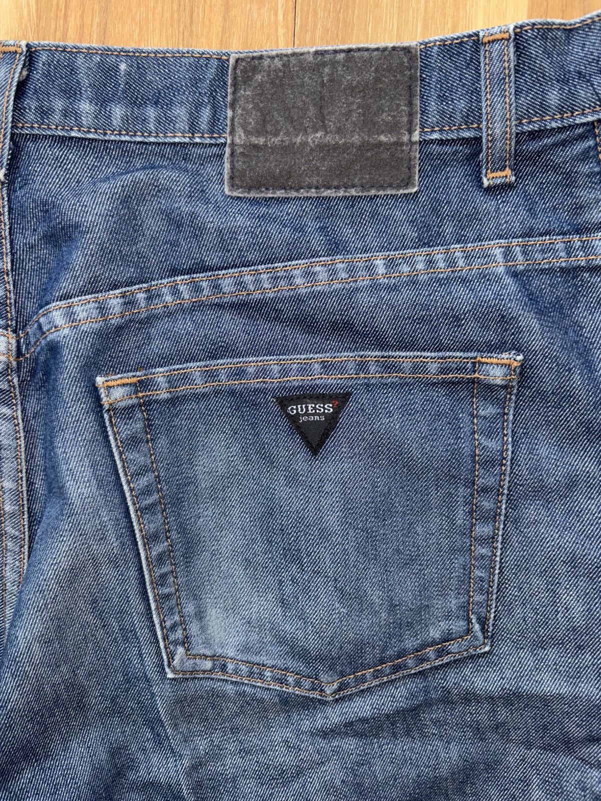 Guess Vintage Guess 075 Pascal Fit 36x32 blue INDIGO made in U.S.A Size US 36 / EU 52 - 10 Thumbnail