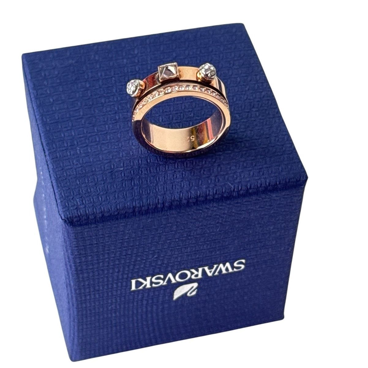 Swarovski Swarovski Thrilling ring White, Rose gold-tone size 6 Size ONE SIZE - 4 Thumbnail