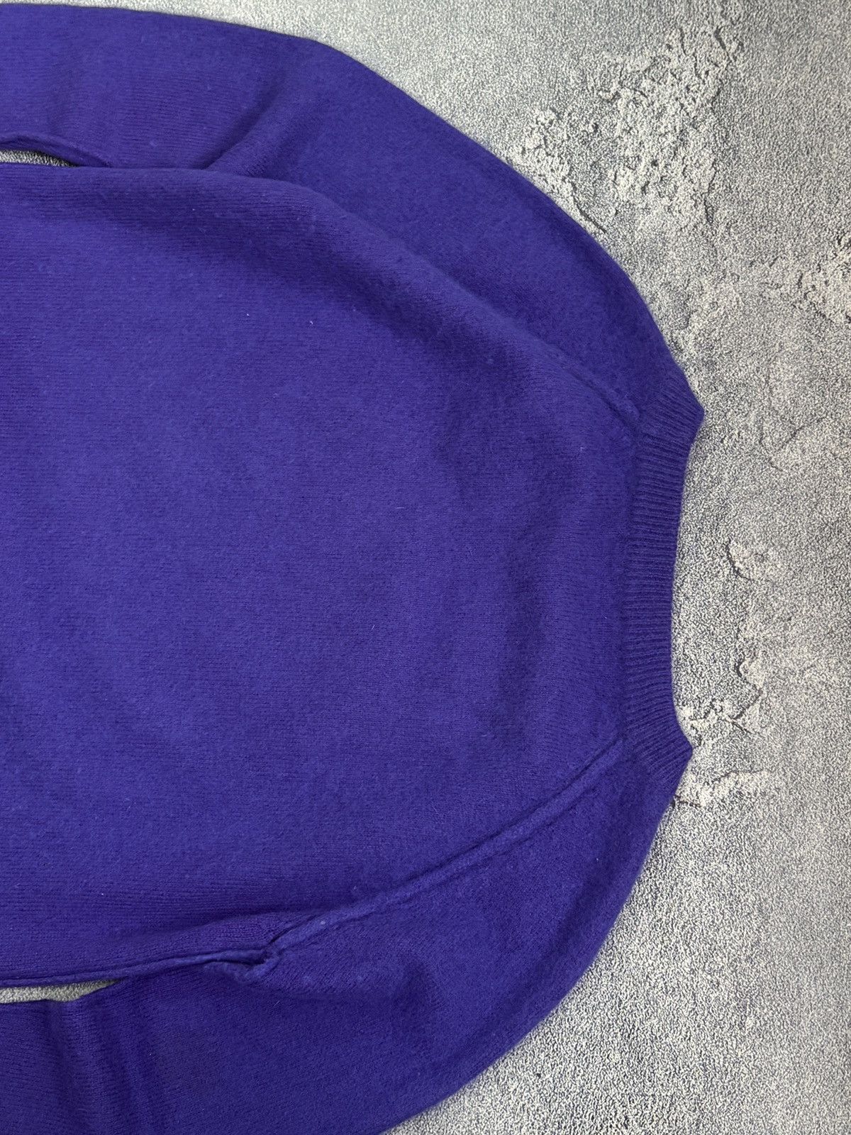 Sandro Sandro Paris Electric Purple Angora Fuzzy Knit Sweater Sz 3 Size US L / EU 52-54 / 3 - 11 Thumbnail