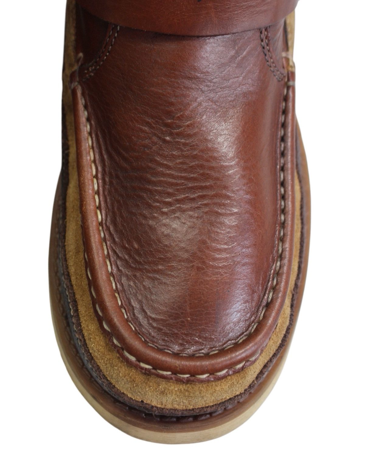 Vintage 2000S UNITED ARROWS GREEN LABEL RELAXING MOCCASIN BOOTS Size US 8 / EU 41 - 9 Thumbnail