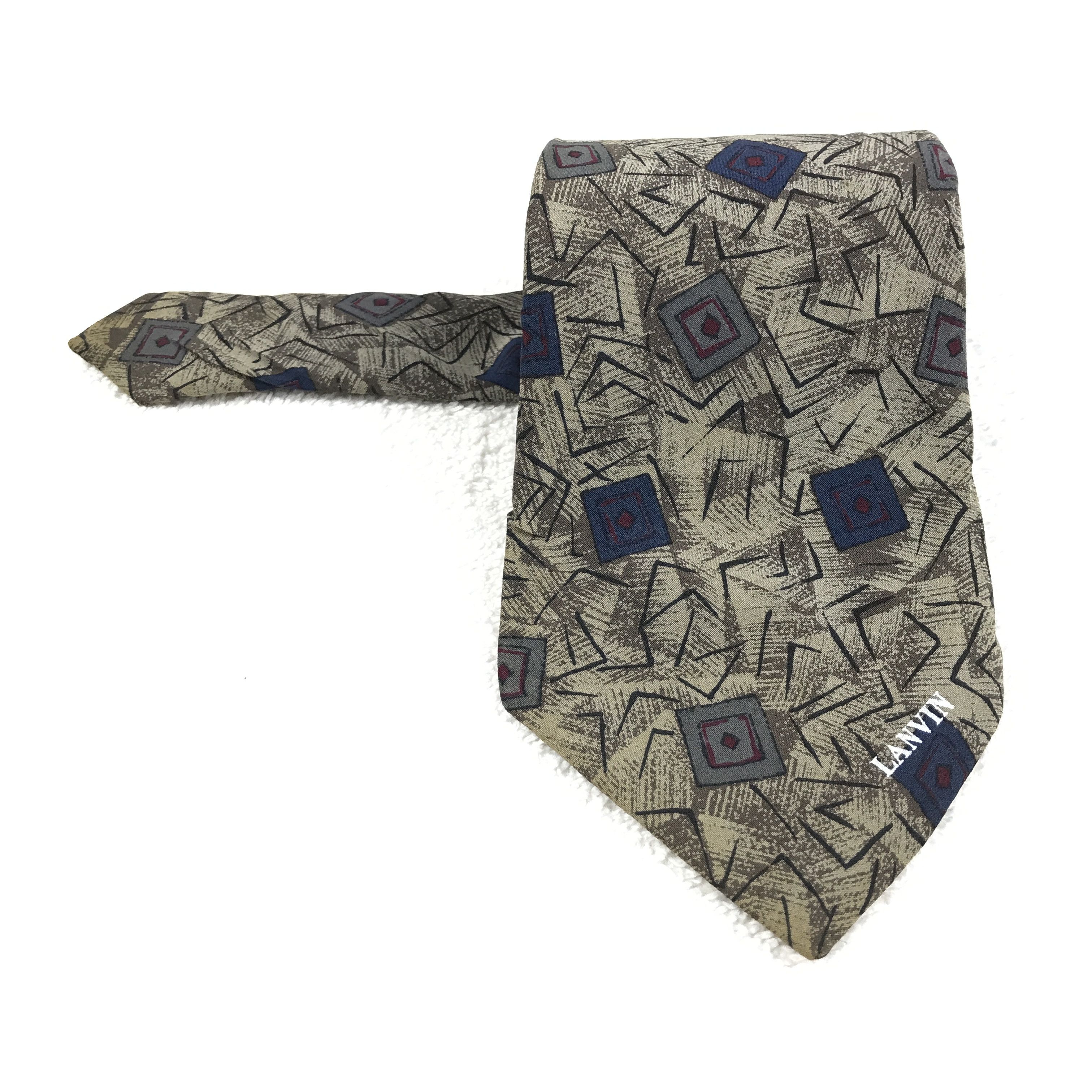Lanvin × Vintage Vintage Lanvin Silk Necktie Size ONE SIZE - 1 Thumbnail