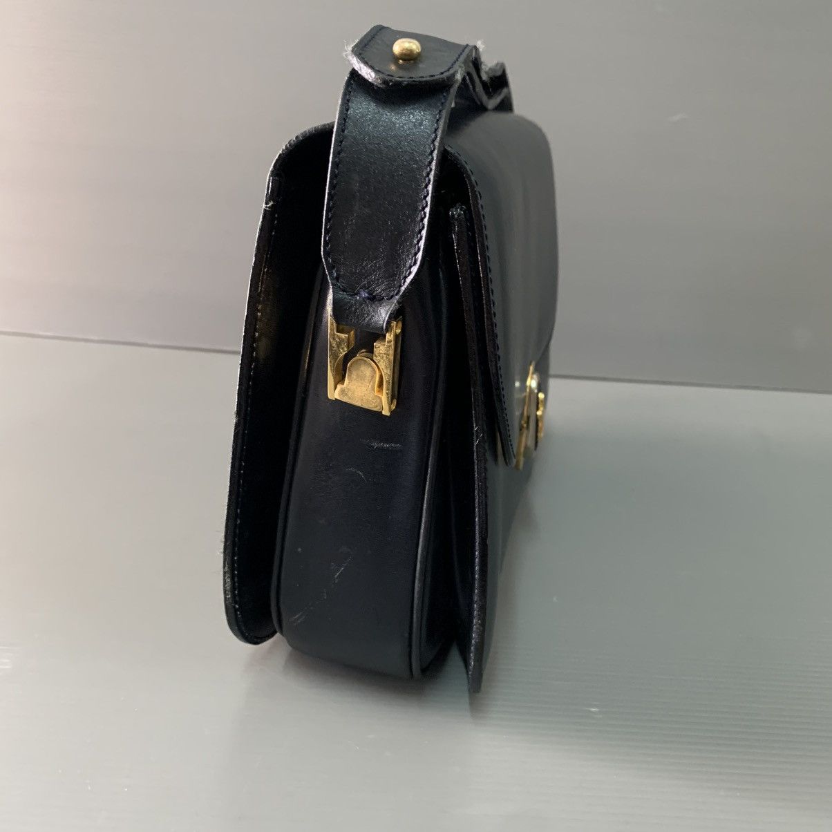 Branded Leather Montana Like Celine Box Design Bag Size ONE SIZE - 5 Thumbnail