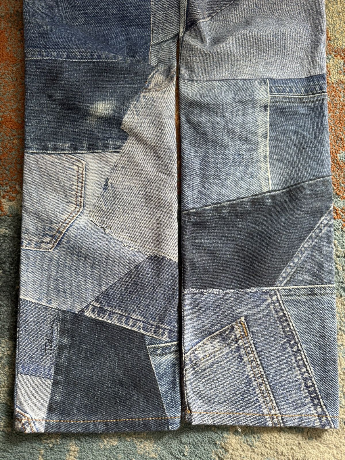 Just Cavalli Just Cavalli Vintage Y2K Patchwork Jeans Size 28" / US 6 / IT 42 - 6 Thumbnail