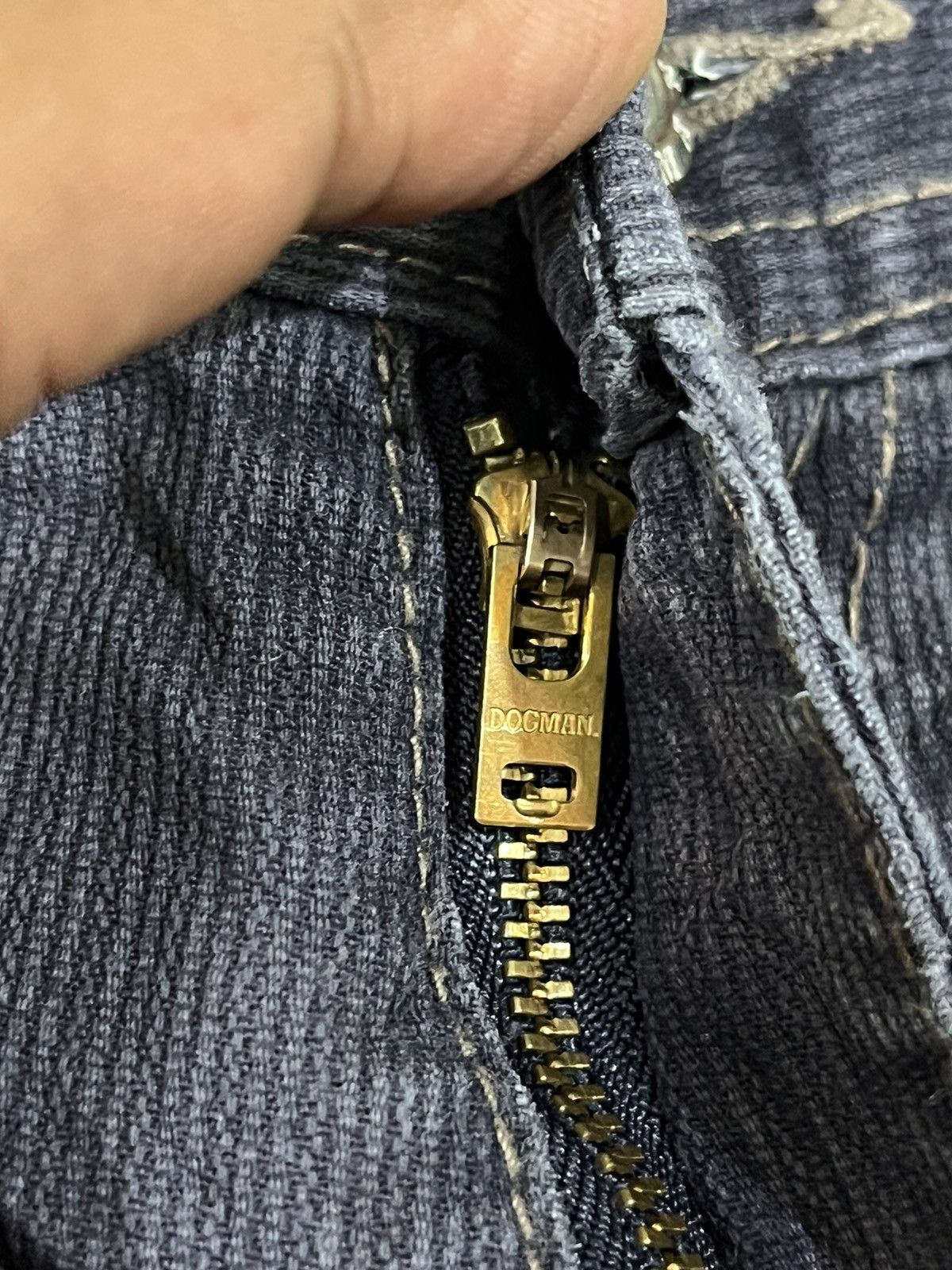 Japanese Brand Vintage Dogman Baggy Cargo Denim Size US 33 - 13 Thumbnail
