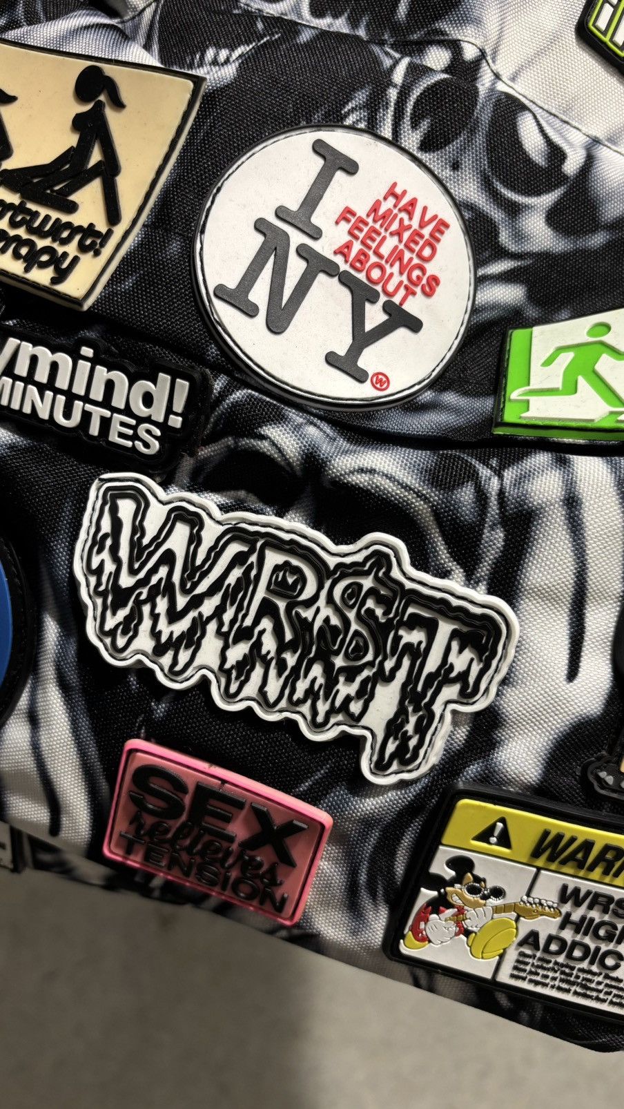 Other Wrstwrstwrst Skull Patches Backpack Size ONE SIZE - 5 Thumbnail