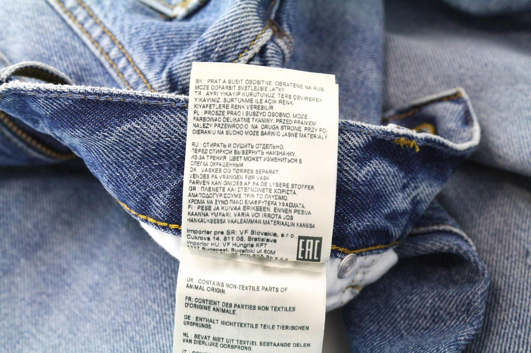 Lee W31/L32 Blue Loose Straight Distressed Jeans 74363 Size US 31 - 7 Thumbnail