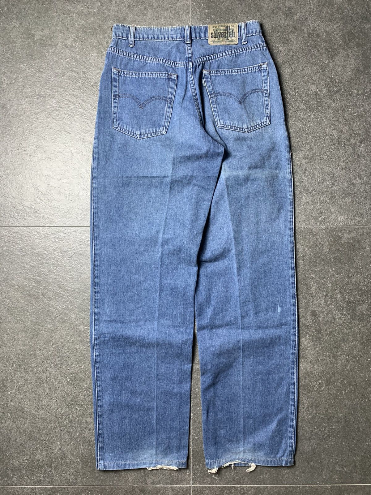 Levi's 2000s Levis Silvertab Distressed Loose Jeans Size US 29 - 9 Thumbnail
