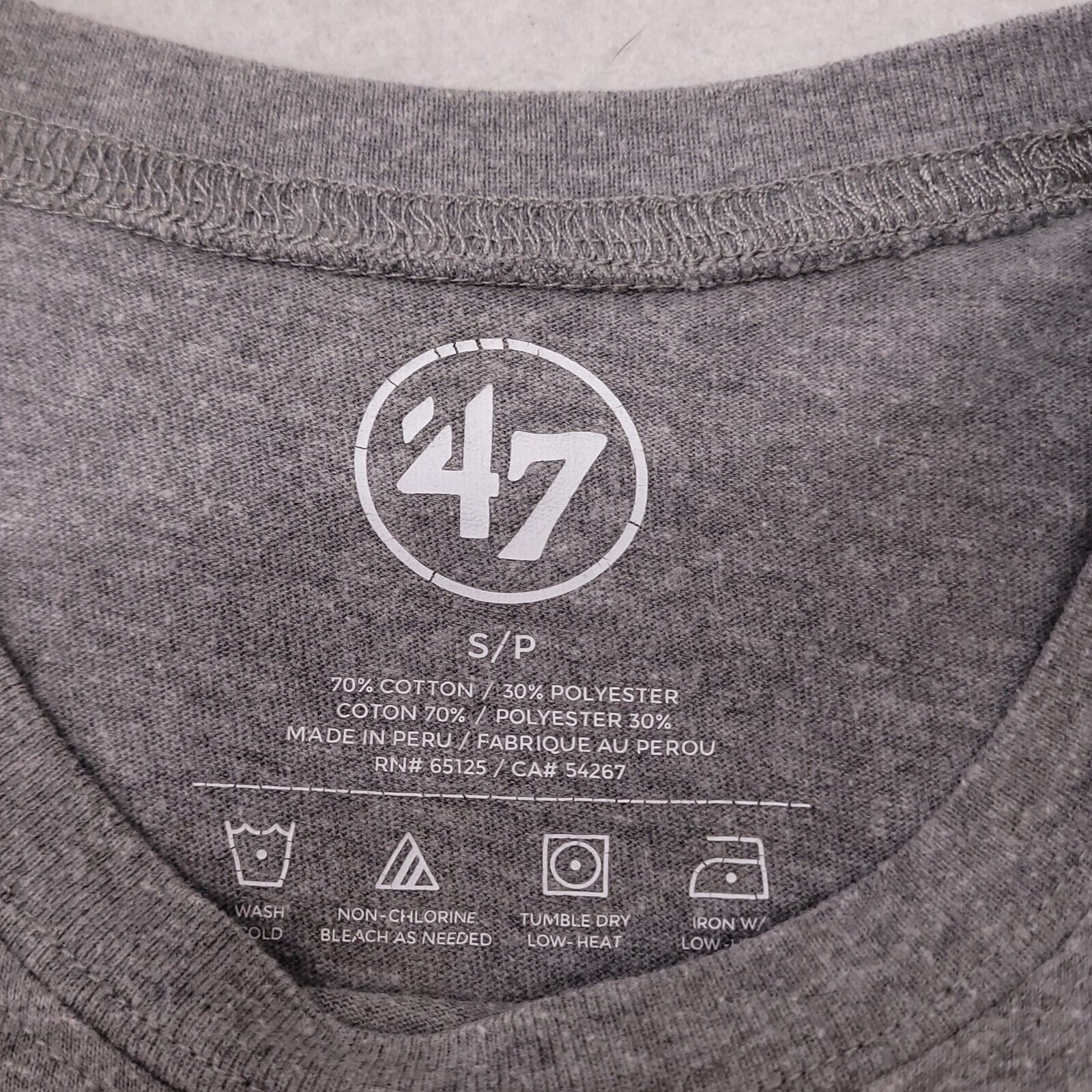 47 47 Houston Rockets T-Shirt Adult Mens Size Small S Gray Size US S / EU 44-46 / 1 - 3 Thumbnail