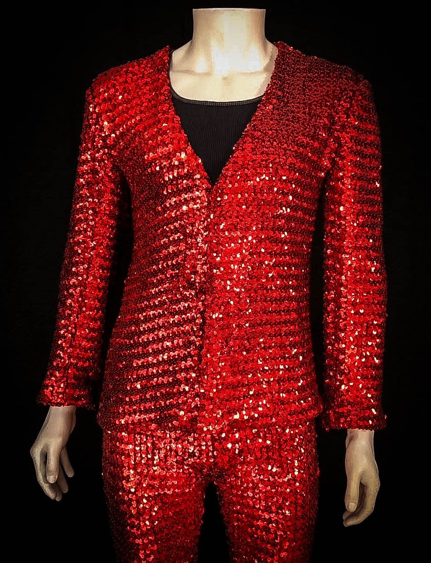 Vintage Vintage Jumping Jack Flash Red Sequin Suit 70s Grailed