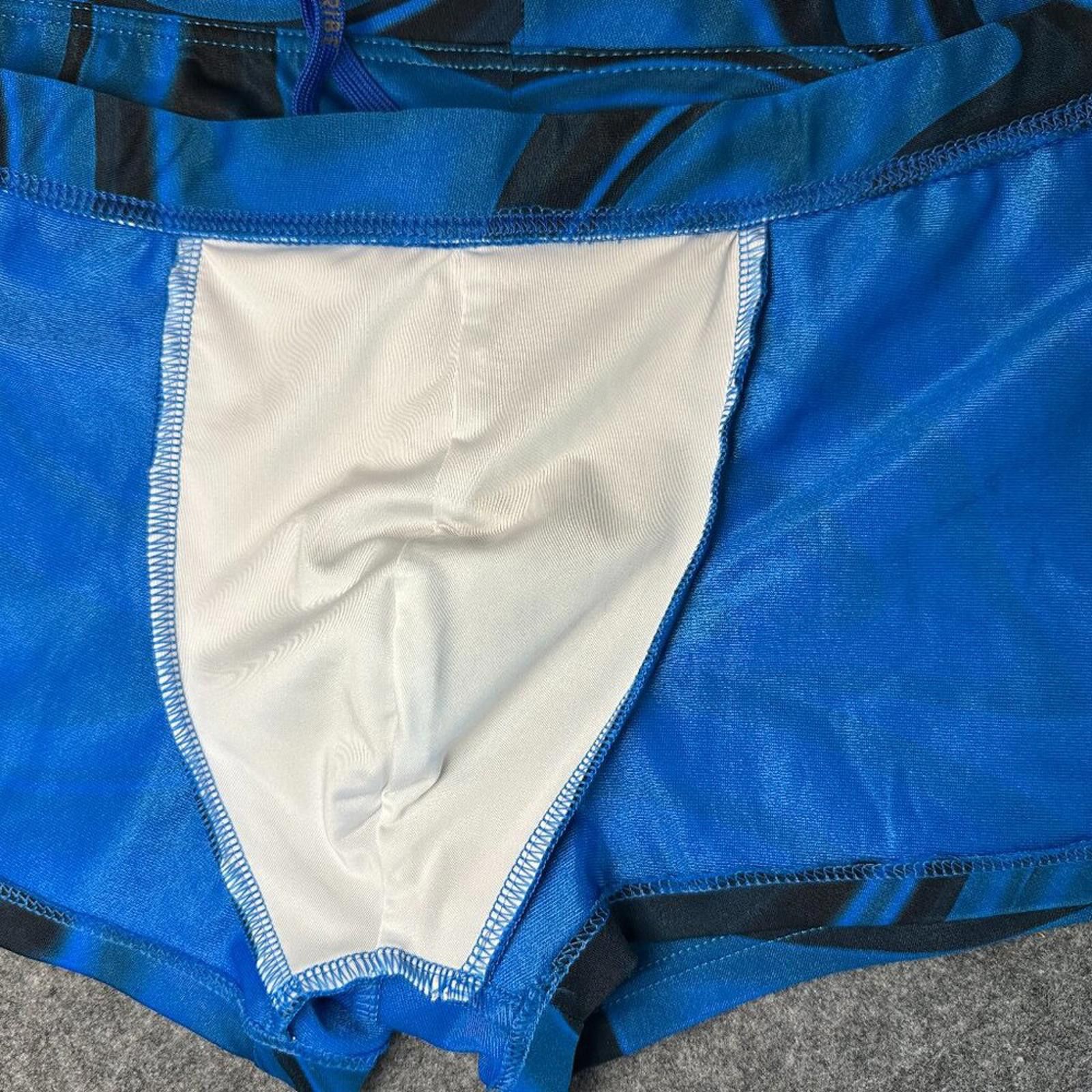 Tribal Streetwear Tribe Men’s Swim Shorts – Size 3XL – Blue Swirl Print Size US 44 / EU 60 - 8 Thumbnail