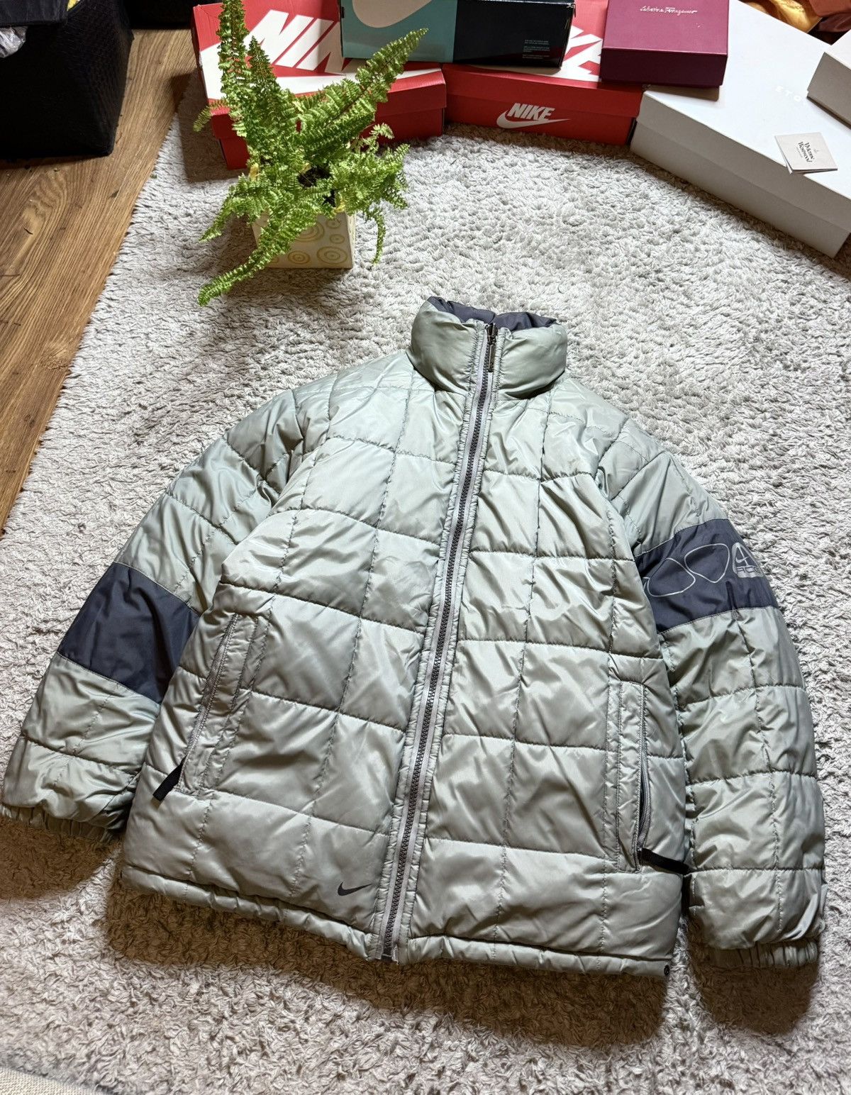 Nike ACG Nike ACG 90s 2 In 1 Puffer Rare Logo Drill Vintage Jacket Size US M / EU 48-50 / 2 - 3 Thumbnail