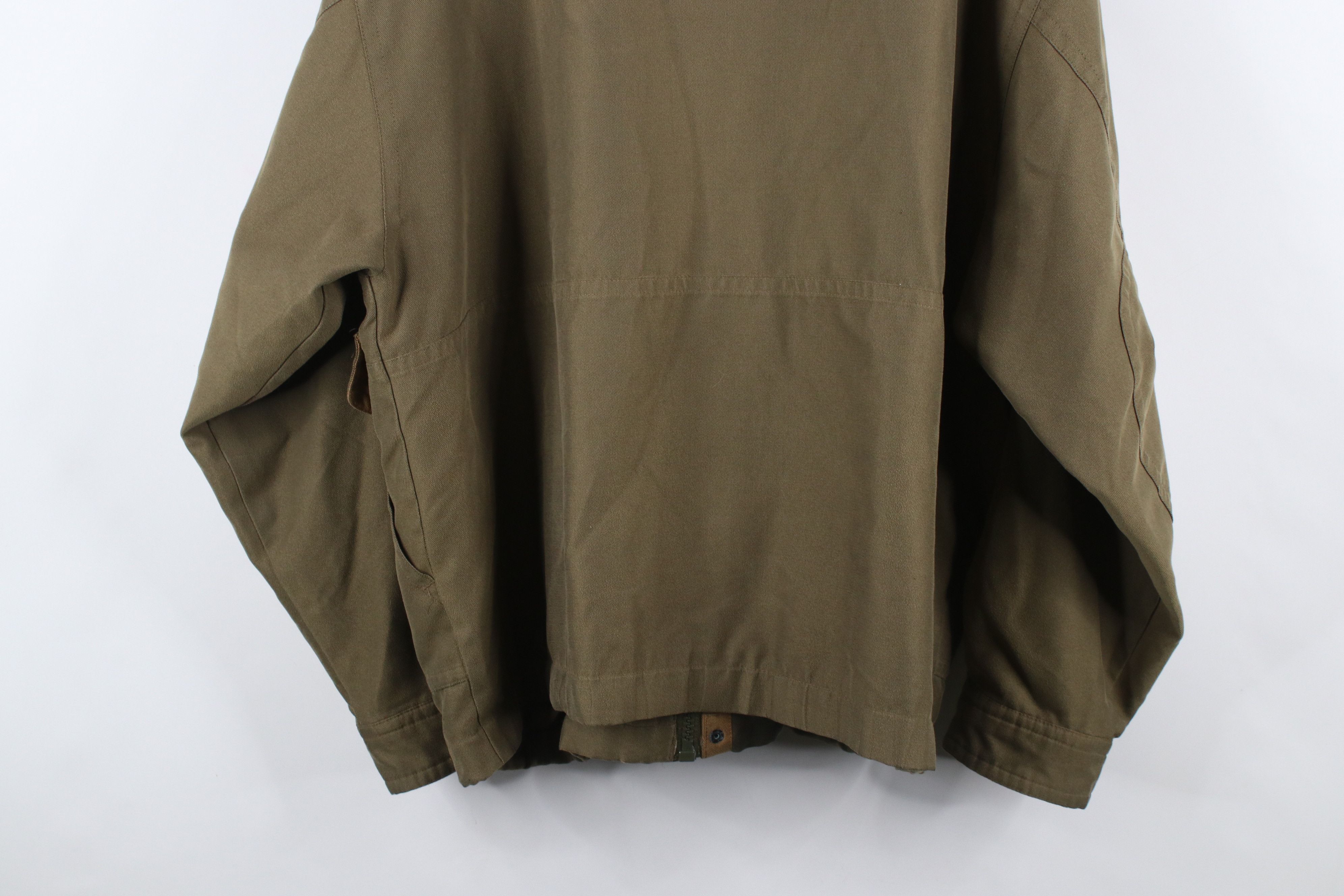 Vintage Vintage 90s Streetwear Pocket Full Zip Bomber Jacket Green Size US L / EU 52-54 / 3 - 16 Thumbnail