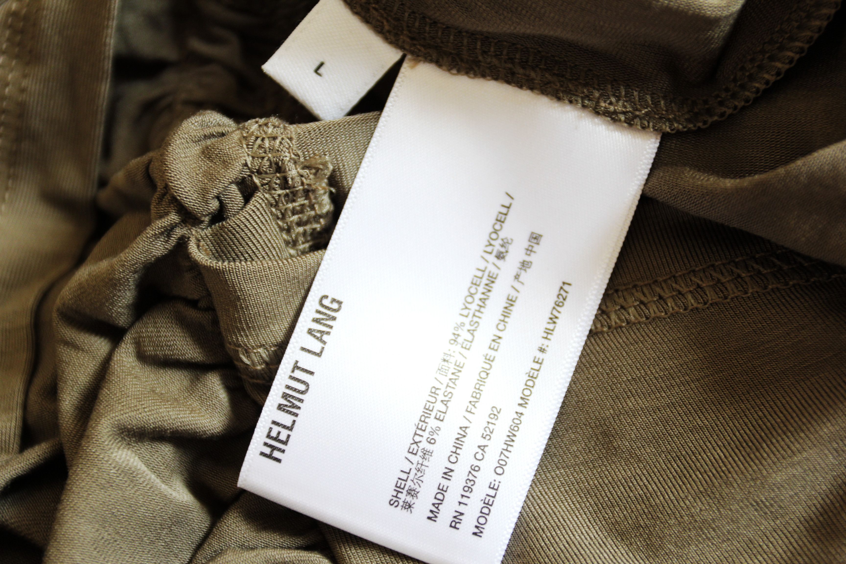 Helmut Lang BNWT SS25 HELMUT LANG KHAKI PROTECTION MIDI DRESS L Size L / US 10 / IT 46 - 11 Thumbnail