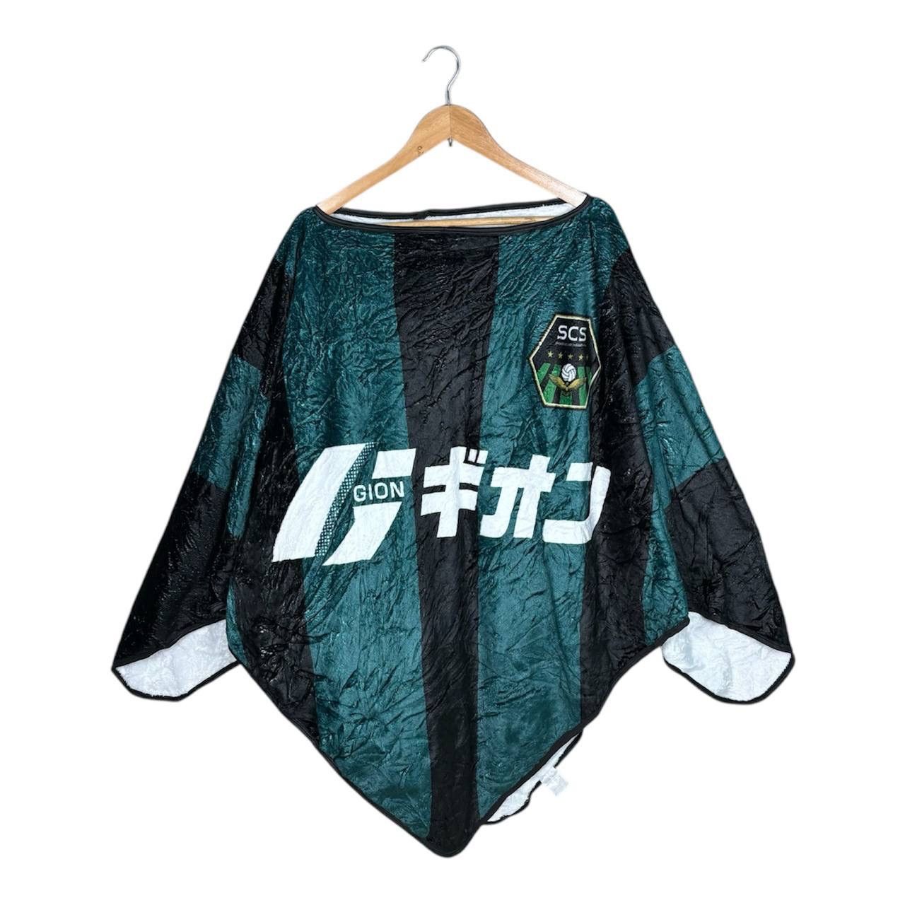 Cloak × Japanese Brand Vintage SC Sagamihara Football Fleece Poncho Cloaks Capes Size US L / EU 52-54 / 3 - 1 Thumbnail