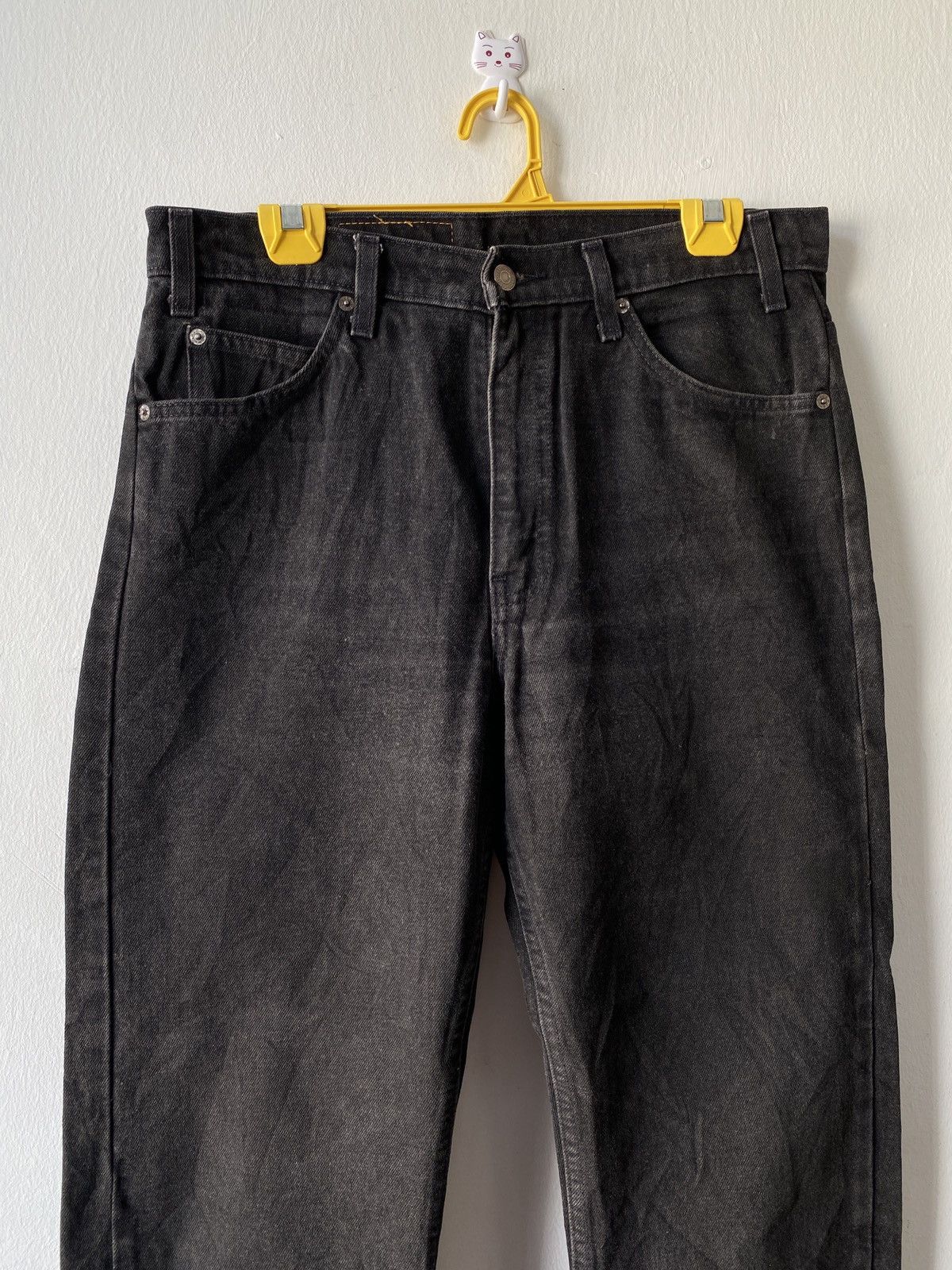 Levi's × Levi's Vintage Clothing × Vintage Vintage 90s Levi’s 505 Regular Fit Straight Leg Orange Tab Size US 33 - 3 Thumbnail