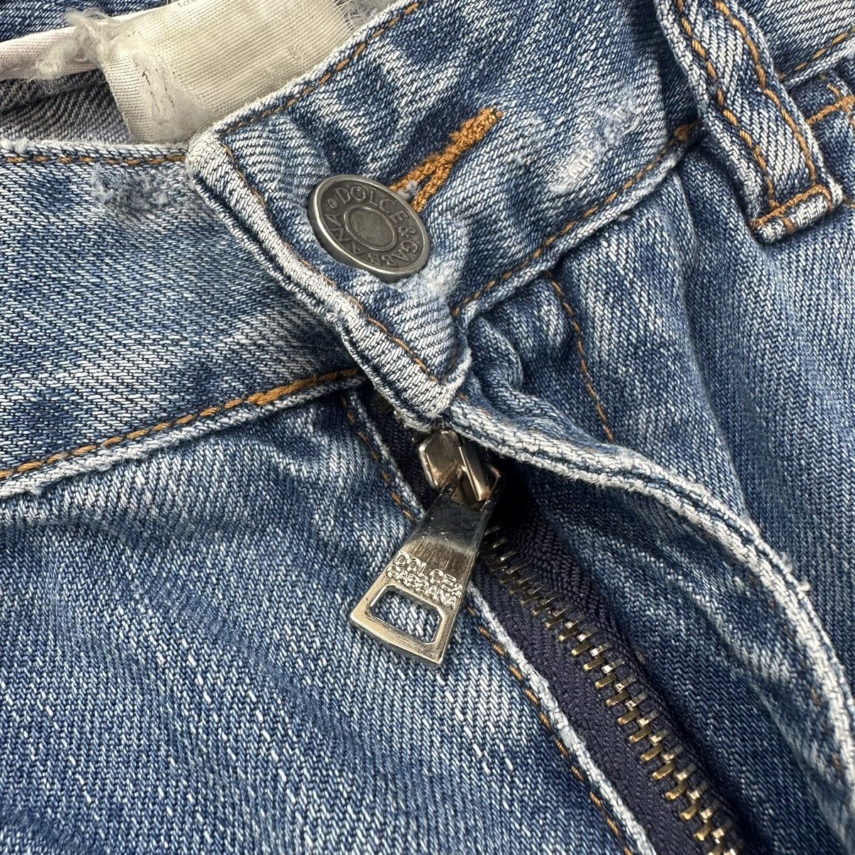 Dolce & Gabbana Dolce & Gabbana D&G 2000s vintage leather patch logo jeans Size US 36 / EU 52 - 7 Thumbnail