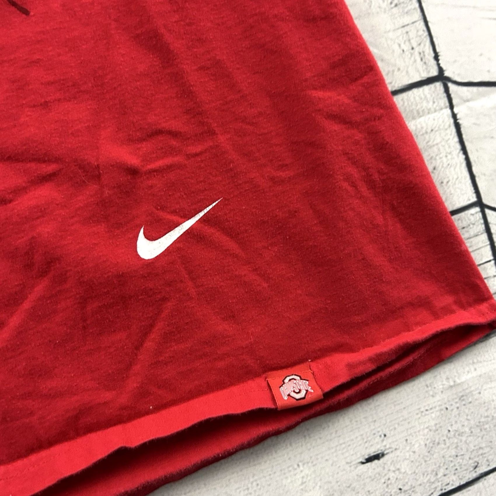 Nike Nike Ohio State Short Sleeve T Shirt Mens 2XL Red Size US XXL / EU 58 / 5 - 2 Thumbnail