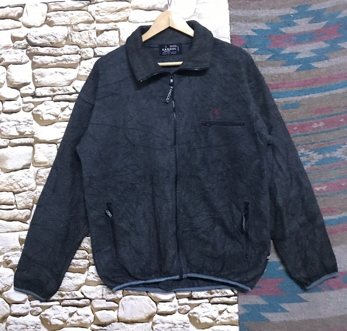 Kangol Kangol Fleece Jacket Size US L / EU 52-54 / 3 - 1 Thumbnail