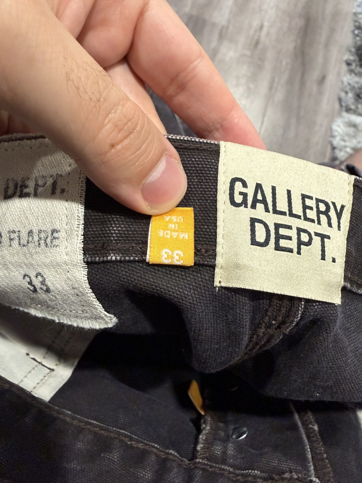 Gallery Dept. Gallery Dept Carpenter Flare Denim Pants Size US 33 - 6 Thumbnail