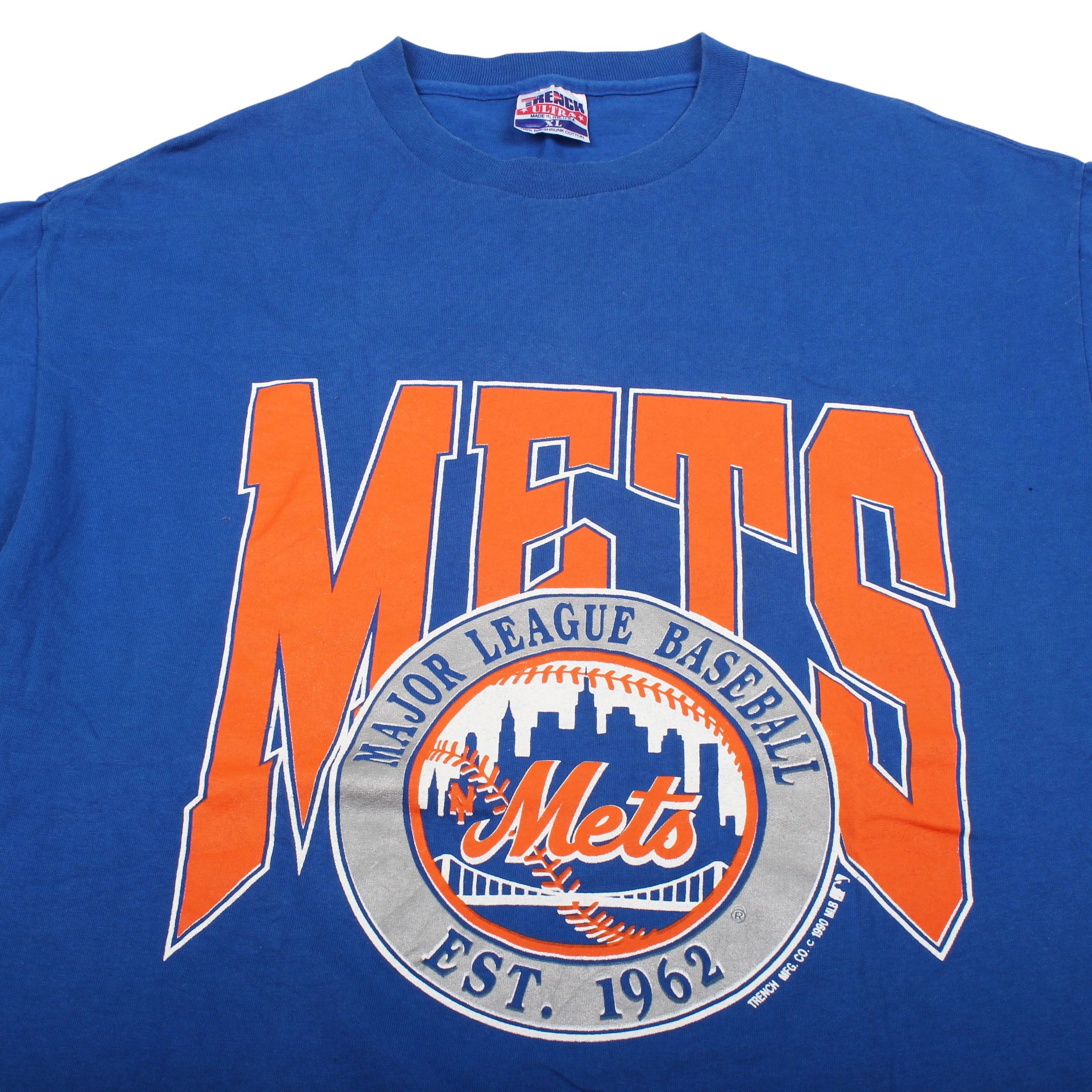 MLB New York Mets T Shirt MLB Baseball Tee 90s Size US XL / EU 56 / 4 - 2 Thumbnail