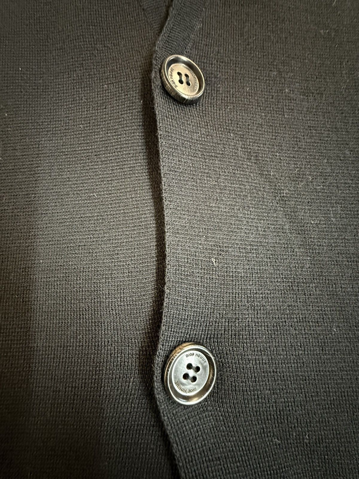 Dior Dior Homme Black Knit Cardigan Blazer — Hedi Era Minimalism Size US L / EU 52-54 / 3 - 6 Thumbnail