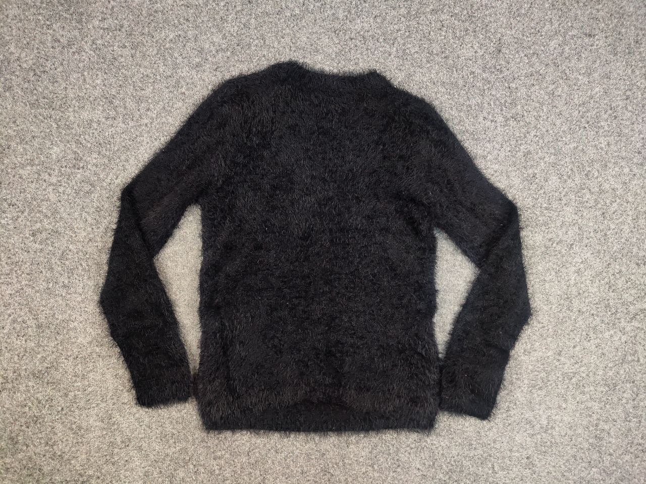 Other Vintage Japanese Black Mohair Style Fuzzy Sweater Y2K Size US M / EU 48-50 / 2 - 15 Thumbnail