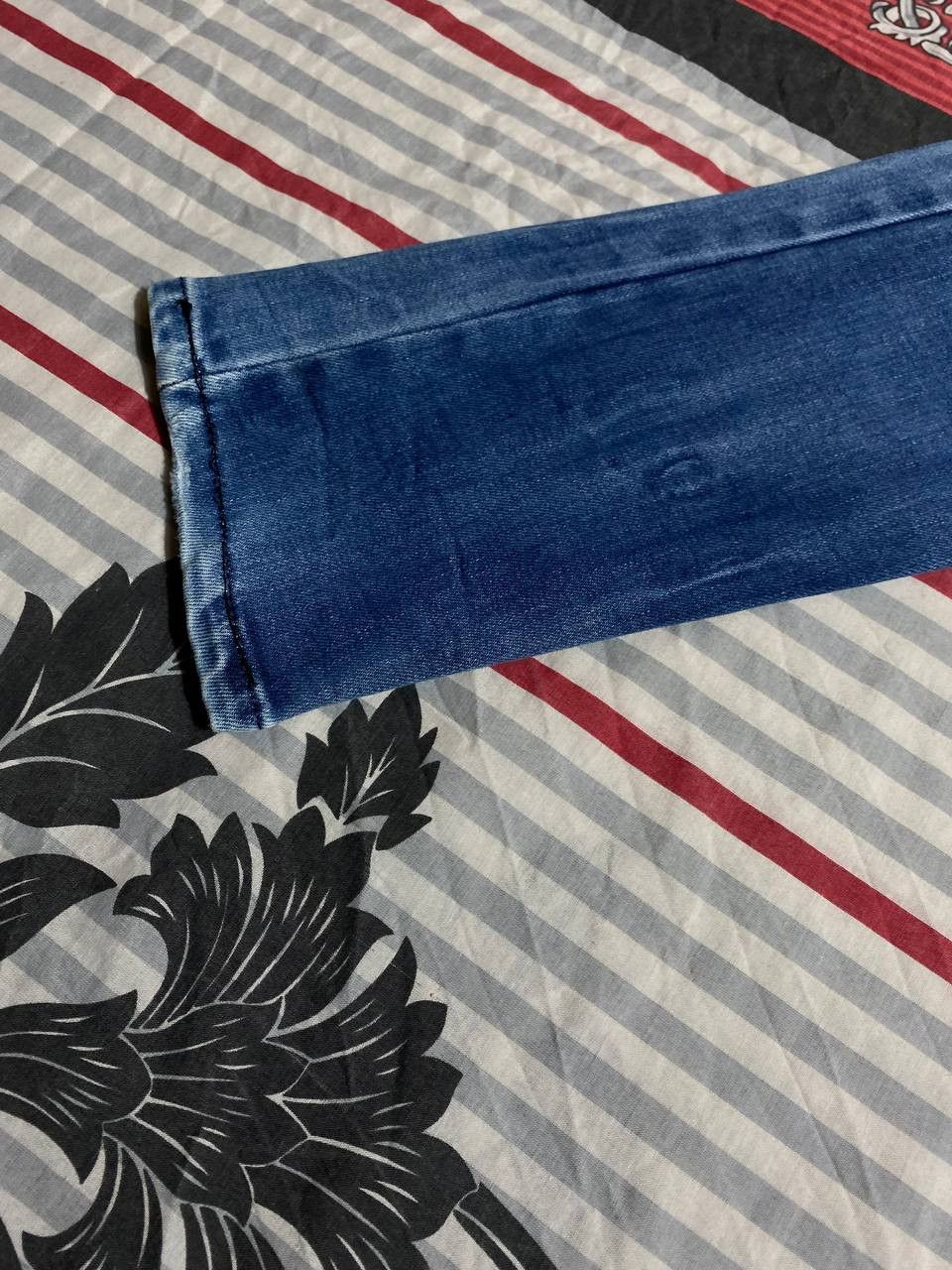 Japanese Brand Crazy Crash Dirty Baggy Faded Jean Japan Avant Garde Style Size US 30 / EU 46 - 7 Thumbnail