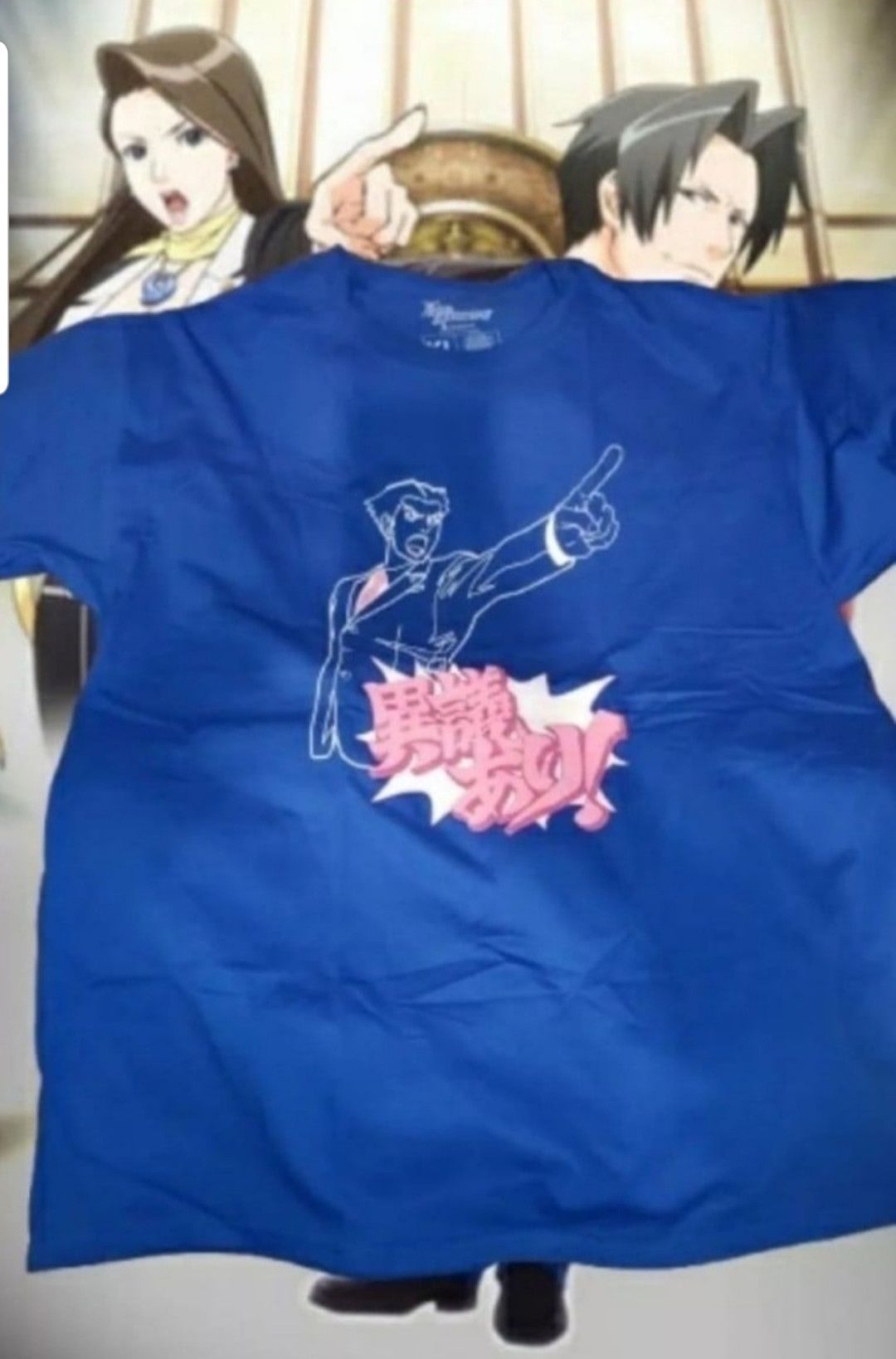 Other RARE ACE ATTORNEY ANIME T-SHIRT JAPANESE TEXT PLUS 3XL Size US XXL / EU 58 / 5 - 3 Thumbnail