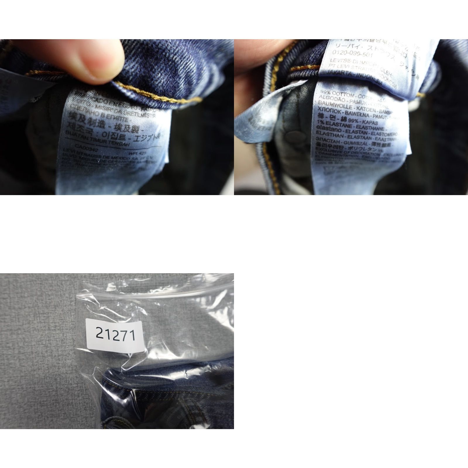 Levi's Levi's 505 Jeans Mens 34x30 Blue Regular Straight Dark Wash Rancher Western Fashion Denim Made in USA Mens Size US 34 / EU 50 - 9 Thumbnail