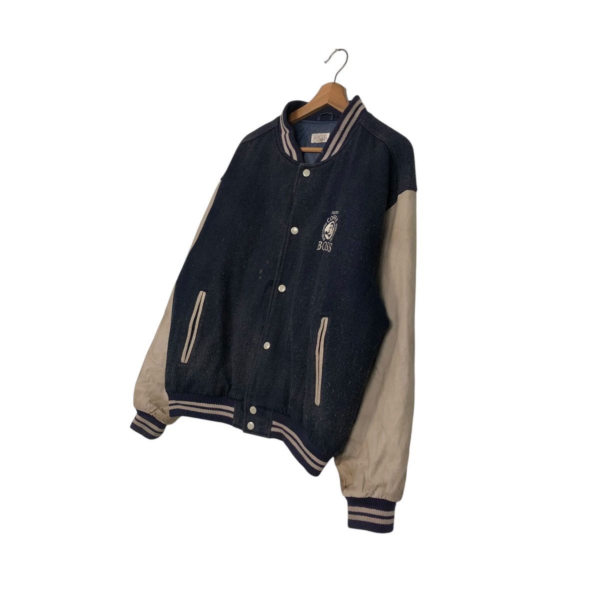 Japanese Brand 🔥VINTAGE BOMBER JACKET SUNTORY BOSS COFFEE BIG LOGO Size US M / EU 48-50 / 2 - 4 Thumbnail