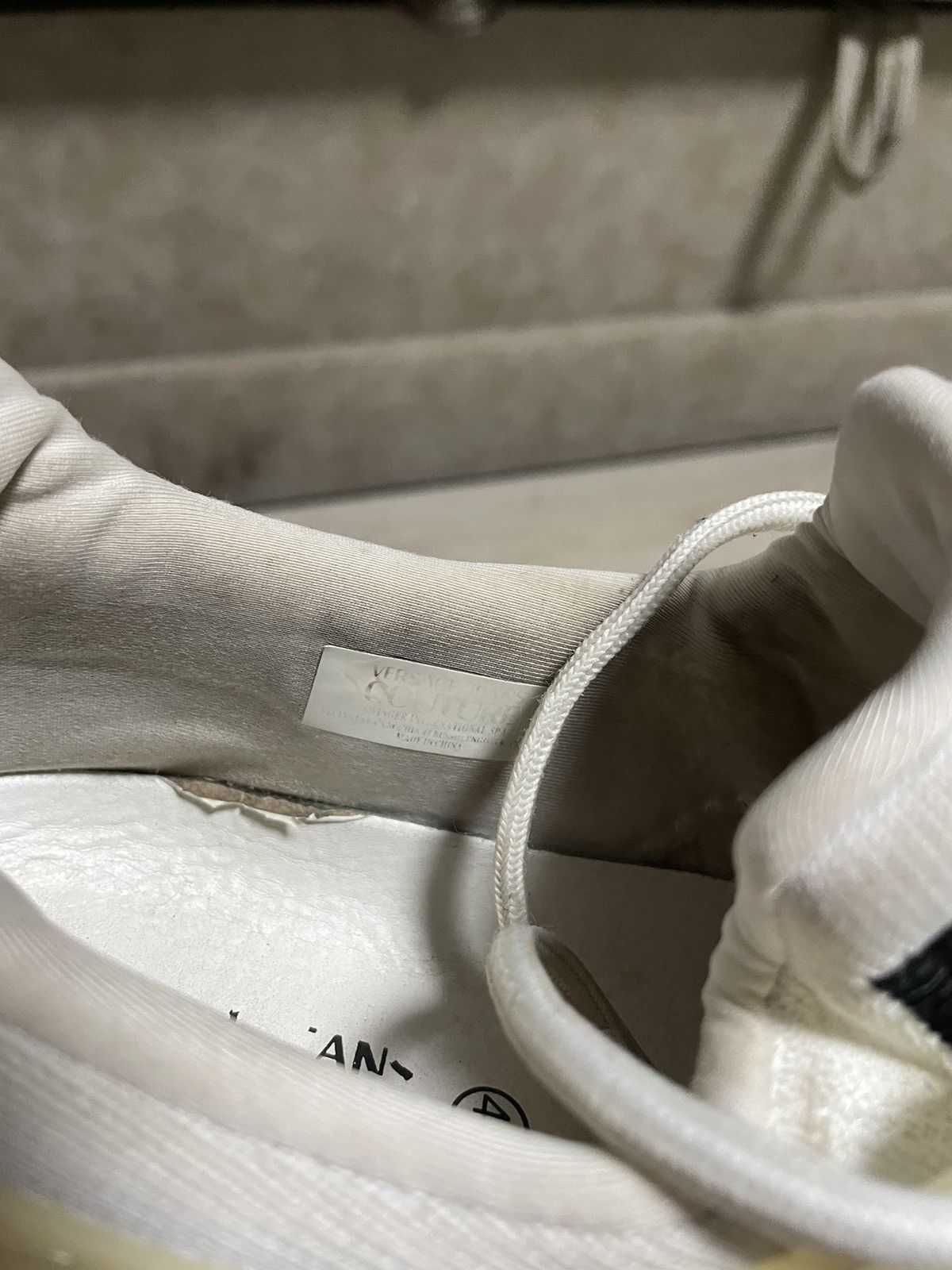 Versace Versace Jeans Couture White Sneakers Size 43 Vintage Size US 10 / EU 43 - 10 Thumbnail
