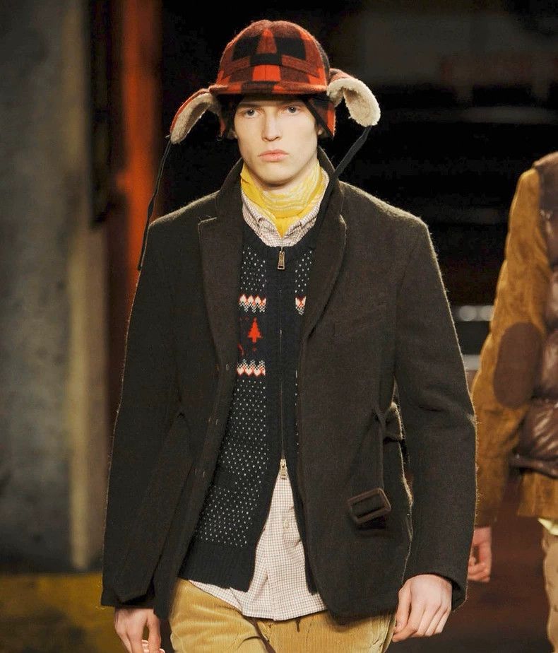 Number (N)ine Number (N)ine 08AW Wool Earmuffs Flight Cap 2503-Nextarrow Size ONE SIZE - 3 Thumbnail