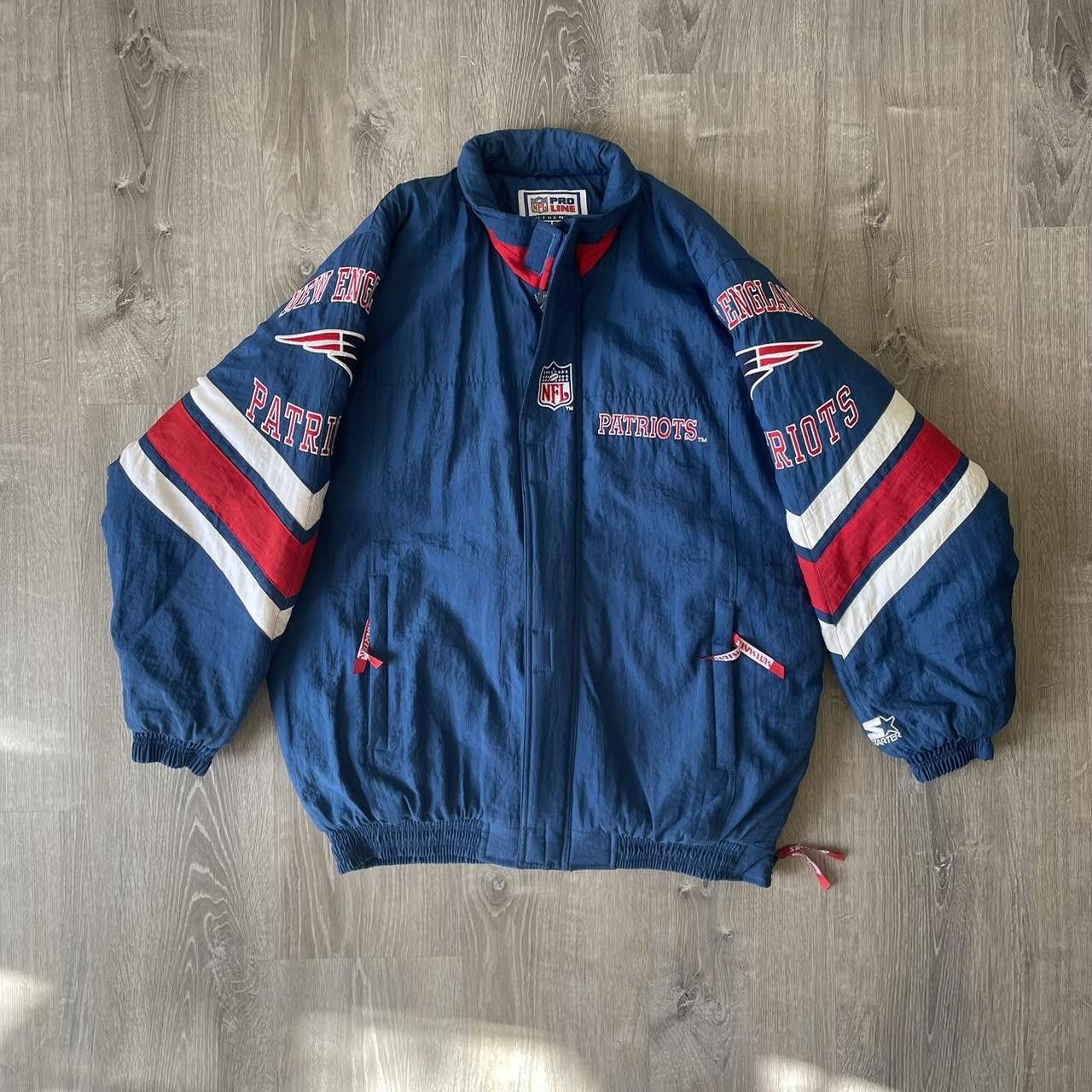 Throwback Patriots Coat Vintage NFL New England Patriots Down
