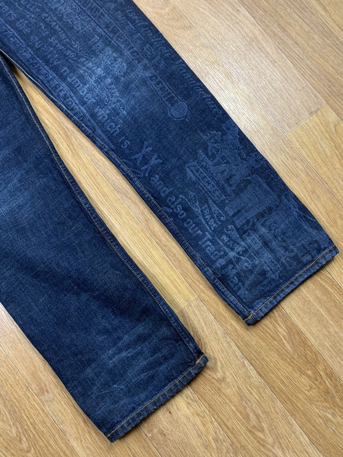 Levi's × Levi's Made & Crafted × Vintage Levi’s Levi Strauss 501 Full Printed Vintage Jeans Size US 33 - 10 Thumbnail