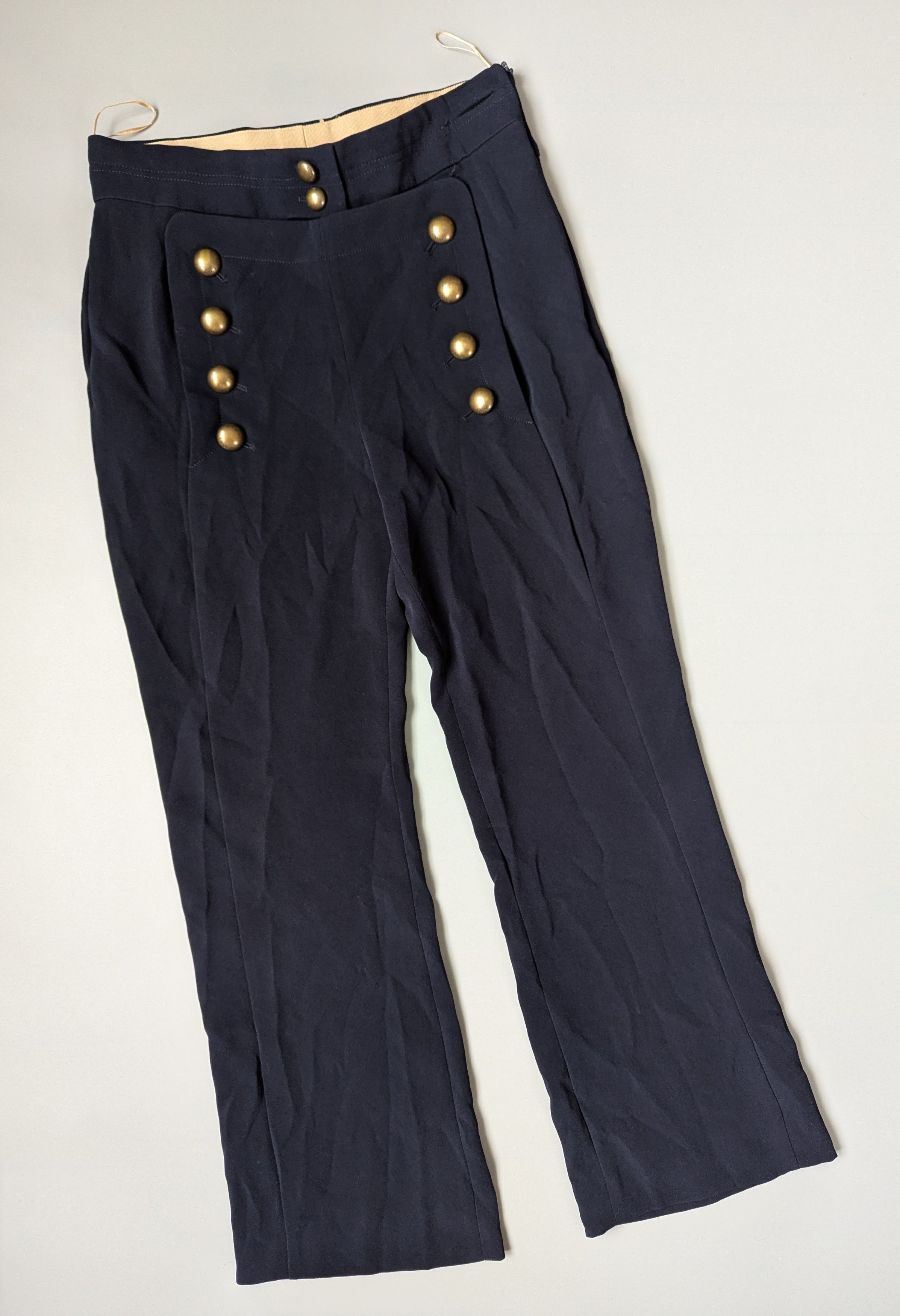 Chloe Chloé Straight pants navy Size 25" / US 0 / IT 36 - 1 Thumbnail