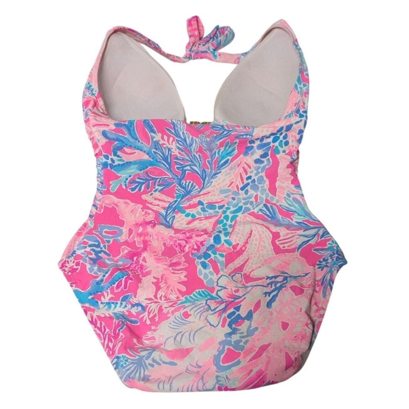 Designer Lilly Pulitzer Lanai Halter One Piece Halter Swimsuit Womens Size M / US 6-8 / IT 42-44 - 8 Thumbnail