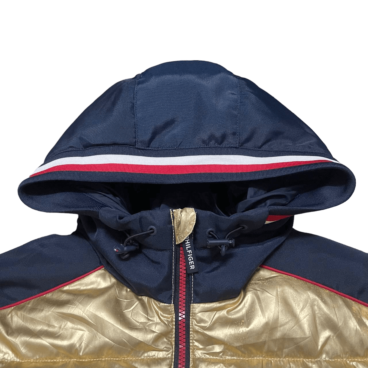 Tommy Hilfiger Vintage Tommy Hillfiger Puffer Down Jacket Gold Size US S / EU 44-46 / 1 - 5 Thumbnail