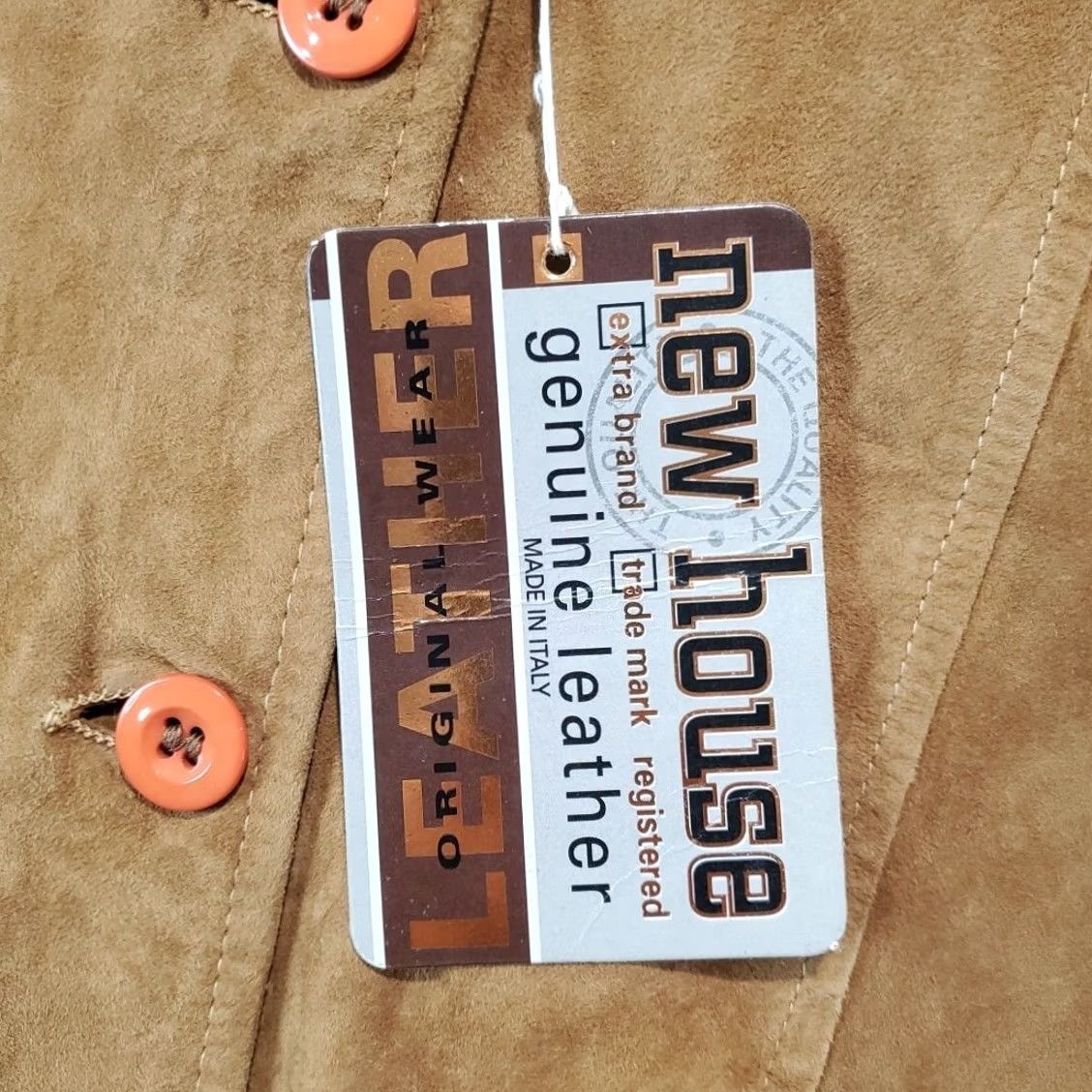 Vera Pelle VINTAGE Vera Pelle Brown Suede Italian Leather Jacket Boho Hippie Size M Women Regular Jacket Size M / US 6-8 / IT 42-44 - 5 Thumbnail