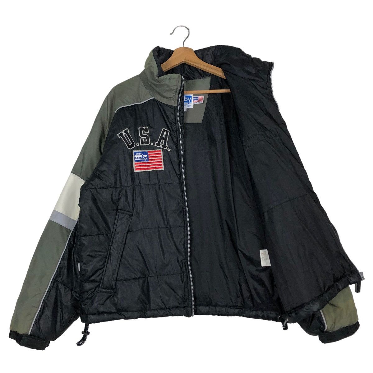 Japanese Brand 🔥Vintage Bomber Jacket Cosby USA Big Logo Spell Out Size US M / EU 48-50 / 2 - 11 Thumbnail