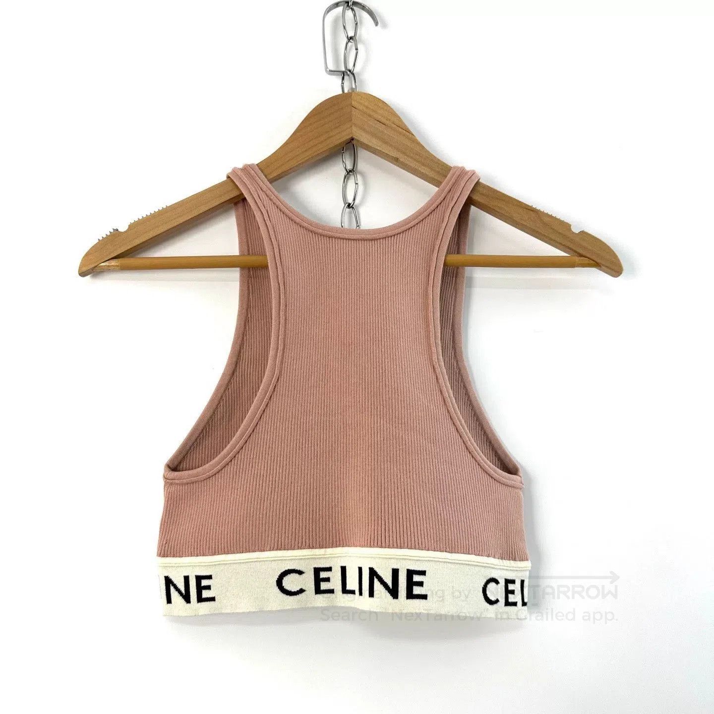 Celine Celine Women's Pink Roman Pattern Sports Vest. Size S / US 4 / IT 40 - 2 Thumbnail